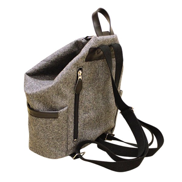 画像4: 変形リュック　黒 (4)