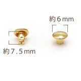 小カシメ7.5mm W頭 HG 30ヶ入