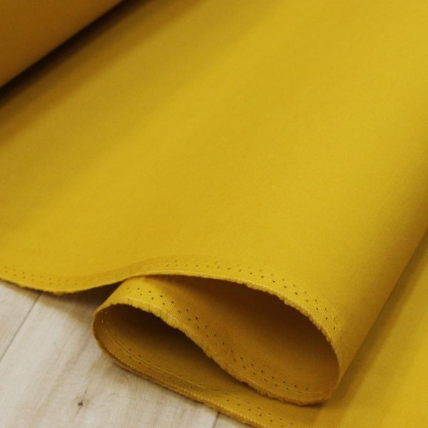 画像2: カツヒロ（綿ツイル）　カラシ　50cm単位 (2)