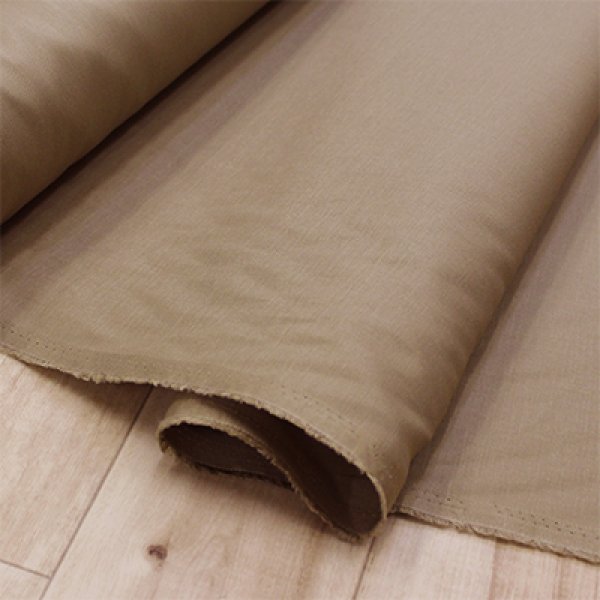 画像2: カツヒロ（綿ツイル）　濃ベージュ　50cm単位 (2)