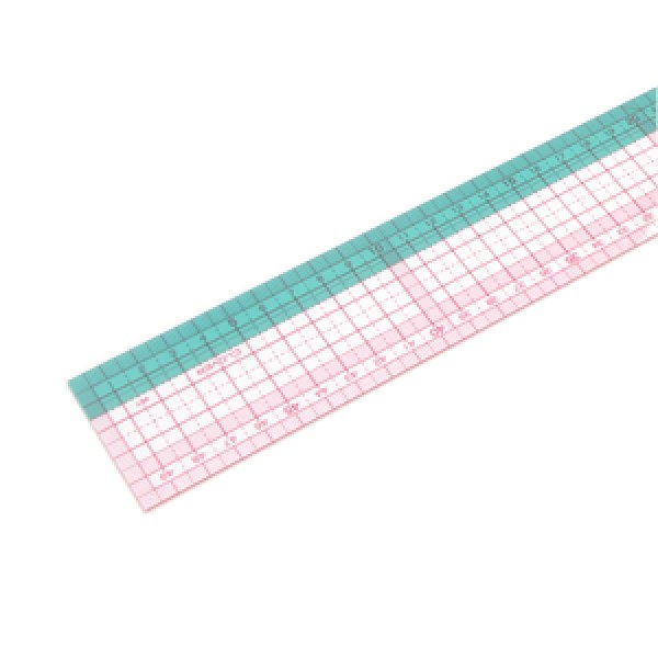 画像1: 方眼定規 500×50mm（クロバー製） (1)